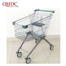 Carro de compras del supermercado de la carretilla de Suzhou QHDC 88 litros con el asiento de bebé